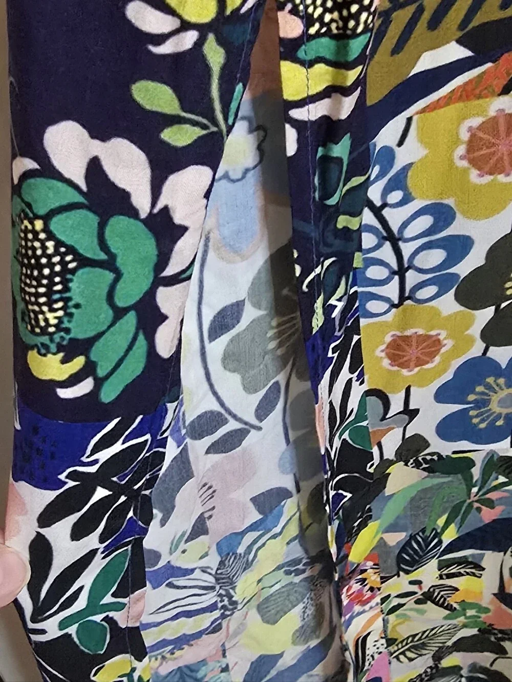 Johnny Was Layla Puff Sleeve Swim Cover-Up Maxi Dress Boho Chic Sz S - Picture 6 of 8